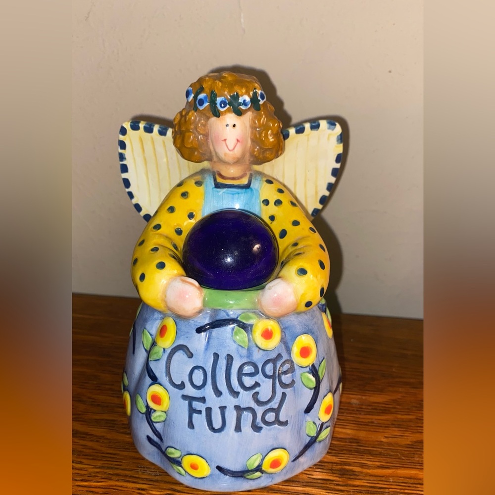 Colorful Angel College Fund Figurine